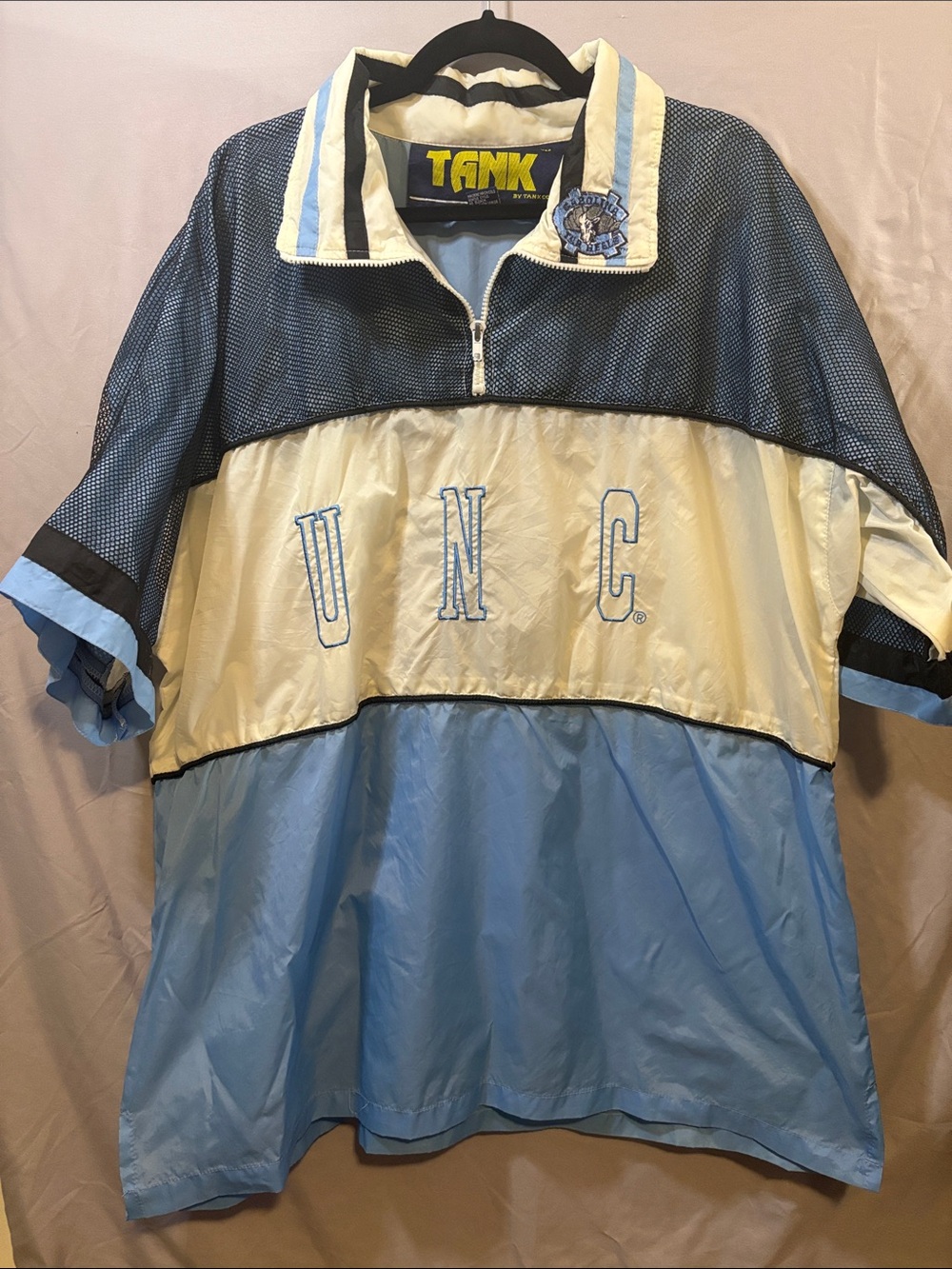 Vintage UNC Tar Heels Tank Pullover Jacket XXL
